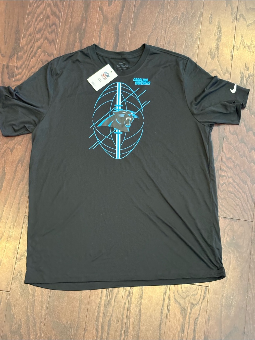 Nike Black Carolina Panthers Big & Tall Legend Icon Performance Shirt SZ 2XL NWT
